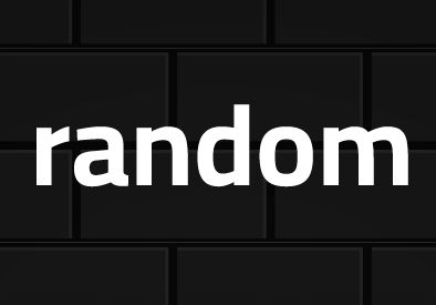 Модуль random